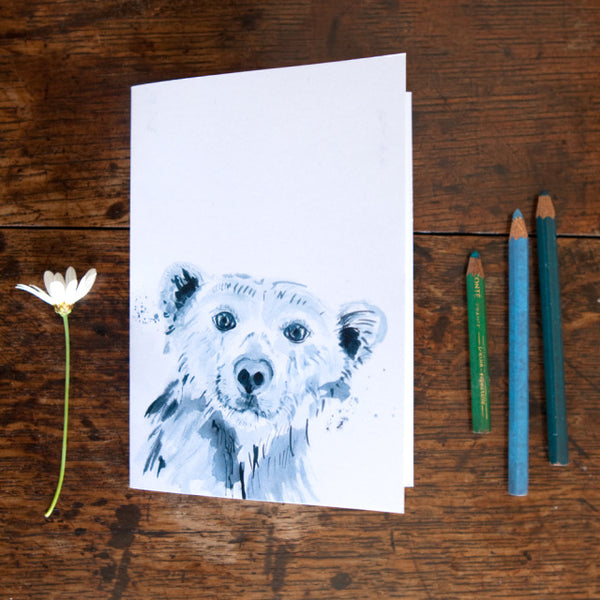 Notebook - recycled paper - Kate Moby  - Polar Bear