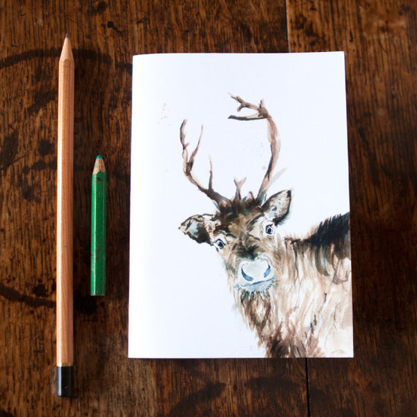 Notebook - recycled paper - Kate Moby  - Reindeer