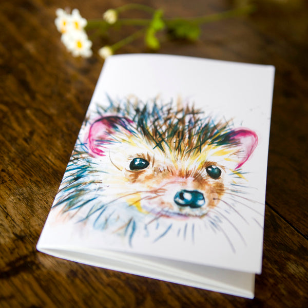 Notebook - recycled paper - Kate Moby  - Hedgehog