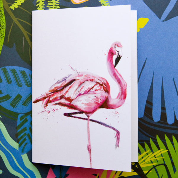 Notebook - recycled paper - Kate Moby  -Flamingo