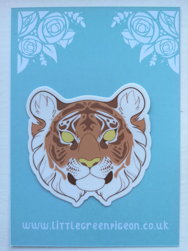 W.A.R. - Golden Tiger Sticker