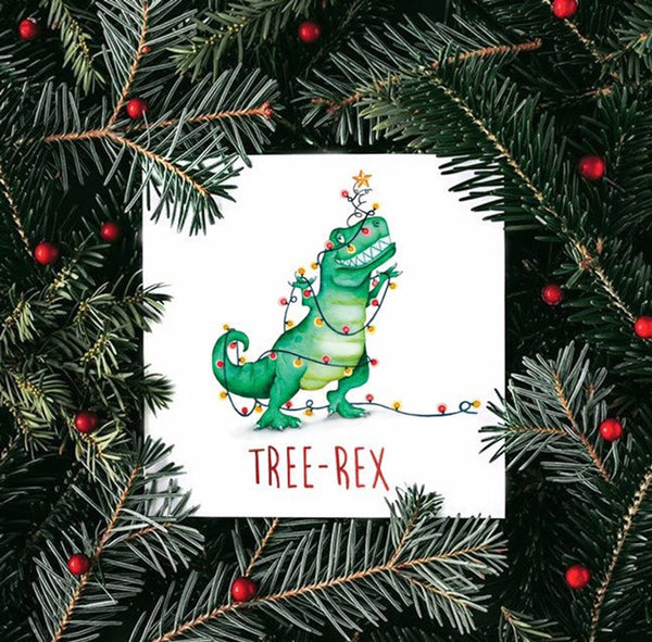 Tree- Rex - Citrus Bunn Christmas Card