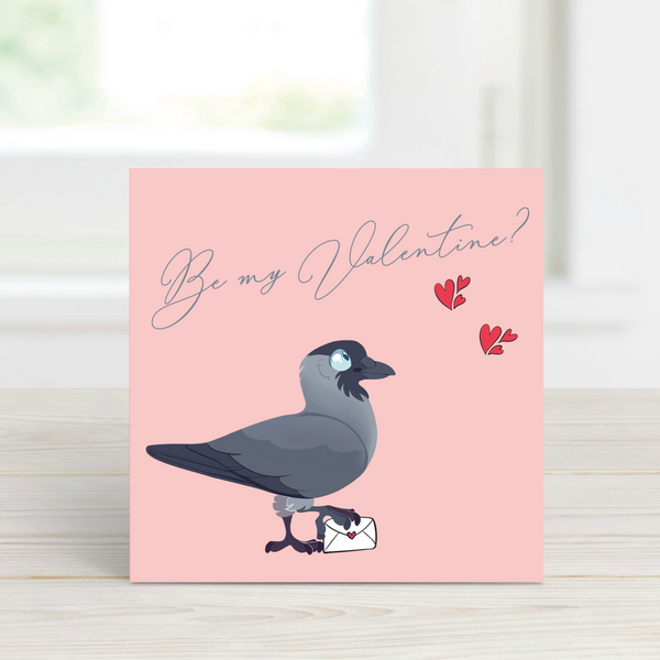 Card - Valentines Card - be my valentine Jackdaw LGP