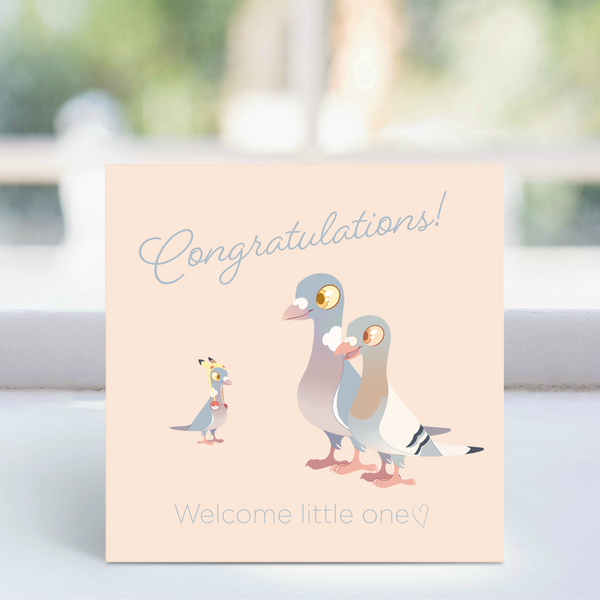 Congratulations - New baby card - Pikachu Hat