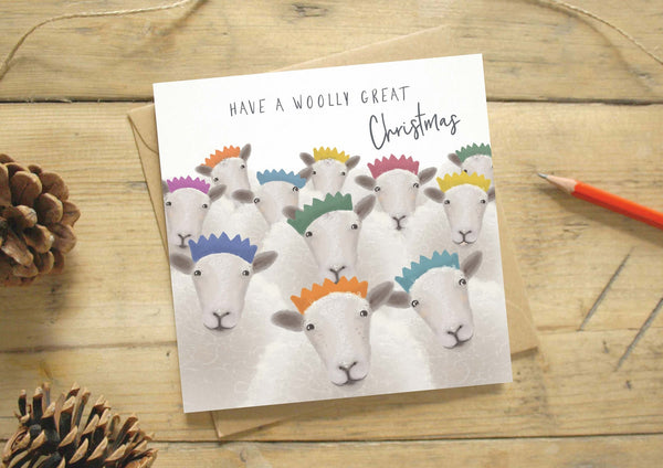 Christmas Card - Woolly Christmas  - Every Goose